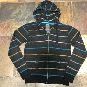 Full zip-up, light weight hoodie